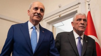 Numan Kurtulmuş, Müsavat Dervişoğlu ile görüştü: Gündem 'çerçeve yasa'