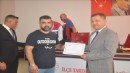 Ödemiş'teki yangınında hayvanları tahliye eden nakliyecilere teşekkür belgesi
