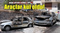 Otlukta çıkan yangın araçları vurdu!