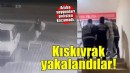 Otomobilin camını kırıp teyp ve ses sistemi çalan 2 şüpheli yakalandı