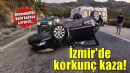 Otomobiller kafa kafaya çarpıştı! Biri çocuk 4 kişi yaralı...
