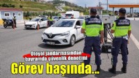 Otoyol jandarması yol güvenliği için bayram tatilinde de görev başında