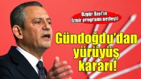 Özgür Özel'in İzmir programı netleşti... Gündoğdu'dan yeni binaya yürüyüş!