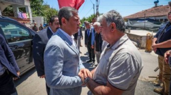 Özgür Özel şehit Piyade Teğmen Furkan Sert’in ailesini ziyaret etti