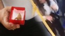 Para ve altın dolu çantayı otobüste unuttu