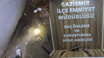 Polisten kaçan şüphelilerin üzerinden uzun namlulu silah çıktı