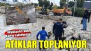 Sağanak yağışla Körfez'e dökülen atıklar toplanıyor