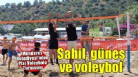 Sahil, güneş ve voleybol