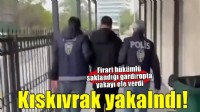Saklandığı gardıropta kıskıvrak yakalandı!