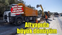 Sarnıç dev içme suyu yatırımında çalışmaların yarısı tamamlandı