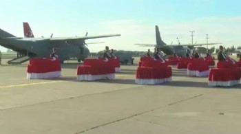 Şehitlerimiz Ankara'da son yolculuğuna uğurlanıyor