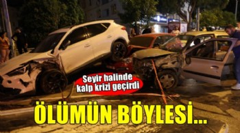 Seyir halinde kalp krizi geçirdi, kaza yaptı, hastanede öldü!