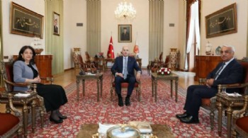 TBMM'de süreç görüşmesi: Numan Kurtulmuş, İmralı heyetini kabul etti