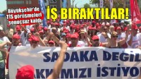 TİS görüşmeleri sonuçsuz kaldı, işçiler iş bıraktı!