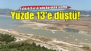 Tahtalı Barajı'nda kuraklık alarmı...