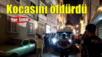 Tartıştığı kocasını tabanca ile öldürdü