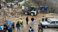 Tire Belediyesi sahada, sağanak yağış mesaisinde!