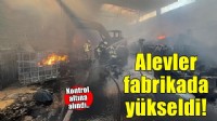 Torbalı’daki fabrika yangını kontrol altına alındı