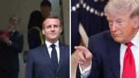 Trump eşi üzerinden alay etti, Macron isyan etti!