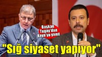Tugay'dan AK Partili Kaya'ya yanıt: Sığ siyaset yapıyor!