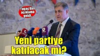 Tugay’dan açıklama geldi.. Yeni partiye katılacak mı?