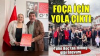 Tülin Koç Foça için aday adayı... Miting gibi başvuru!