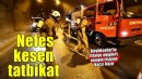 Tünelde nefes kesen tatbikat