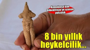 Ulucak Höyüğü'nde 8 bin yıllık Göbeklitepe üslubunda heykelcik