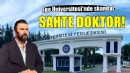 Ege Üniversitesi'nde sahte doktor skandalı!