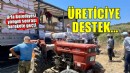 Urla Belediyesi'nden yangın sonrası üreticiye destek