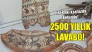 Urla'daki kazılarda bulundu... 2 bin 500 yıllık lavabo!