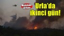 Urla yangını ikinci gününde...