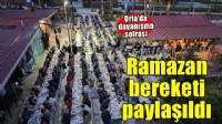 Urla’da Ramazan’ın bereketi dayanışma sofralarında paylaşıldı
