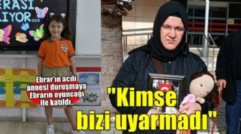 Üzerine koltuk düşen Ebrar’ın oyuncak bebeğiyle duruşmaya gelen annesi: Kimse bizi uyarmadı