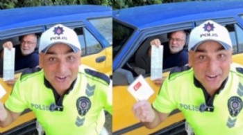 Videolarıyla ünlenmişti! Fenomen trafik polisi görevden uzaklaştırıldı