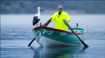 Yaren leylek ve Adem amca 15. yılda da buluştu