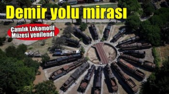 Yenilenen lokomotif müzesi demir yolu tarihini yeniden raylara taşıdı