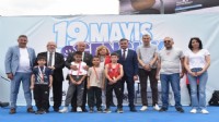 Yunusemre'de geleceğin güreşçileri 19 Mayıs için ter döktü