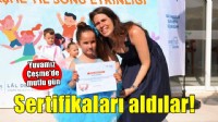 Yuvamız Çeşme’de minikler sertifikalarını aldı
