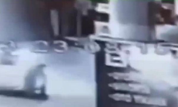 Bir kişinin öldüğü kaza kamerada!