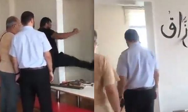 Başı açık öğrenci istemiyorum diyen müdür kadın öğretmenin kapısını tekmeyle kırdırdı