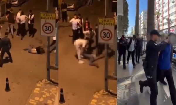 İzmir'de gasp dehşeti kamerada!